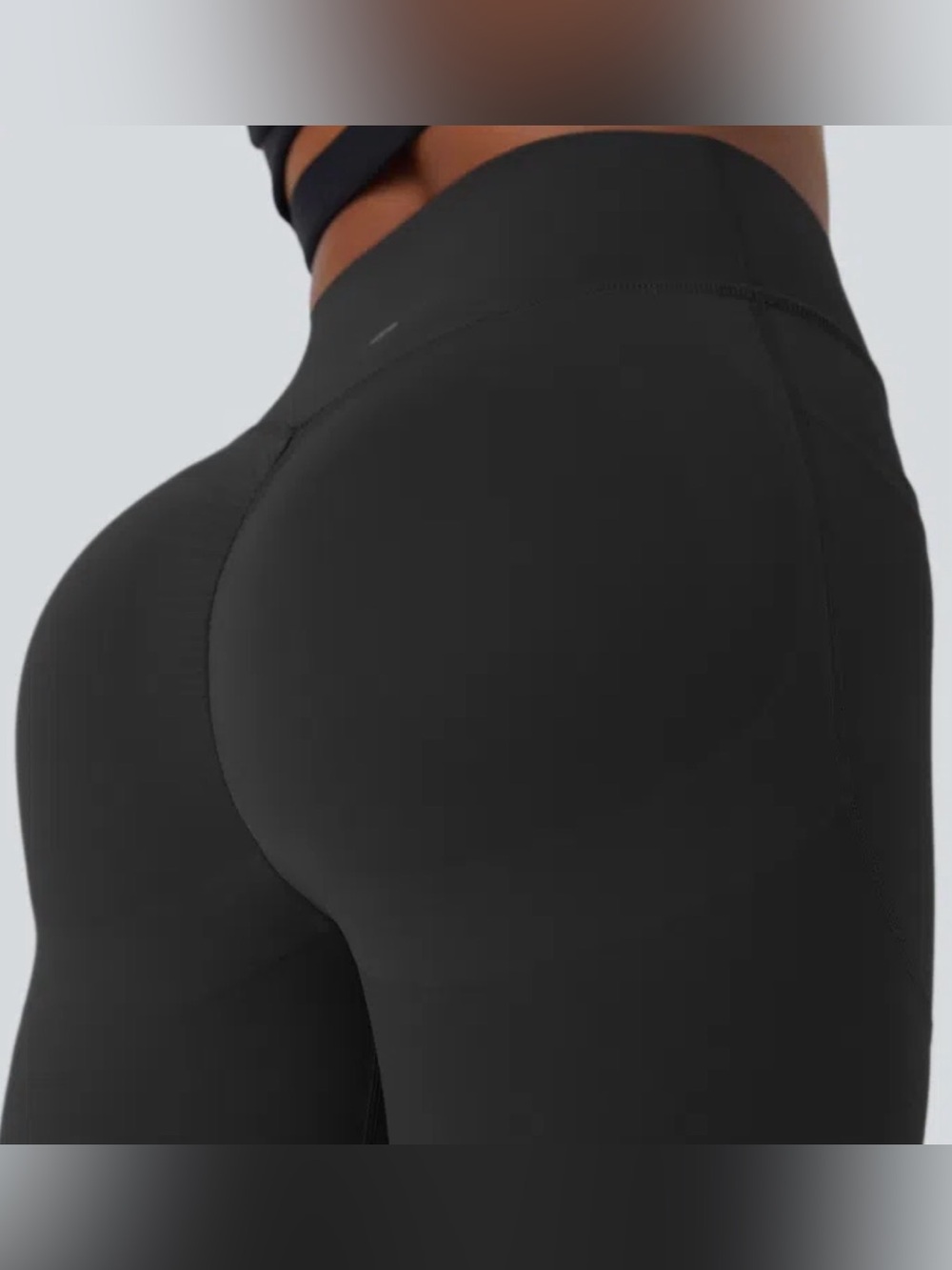 Halara UltraSculpt High Waisted Scrunch Butt Lifting Leggings Black Size Medium